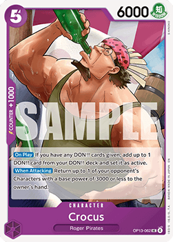 Crocus (OP13-062) - Carrying on his Will (Uncommon) [OP13-062] - Cards Beyond