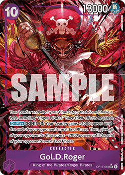 Gol.D.Roger (OP13-064) (V.2) - Carrying on his Will (Alternate Art) [OP13-064] - Cards Beyond