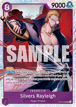 Silvers Rayleigh (OP13-066) (V.1) - Carrying on his Will (Super Rare) [OP13-066] - Cards Beyond
