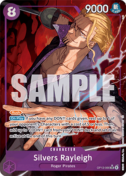 Silvers Rayleigh (OP13-066) (V.2) - Carrying on his Will (Alternate Art) [OP13-066] - Cards Beyond