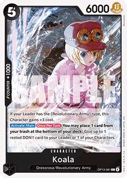 Koala (OP13-081) - Carrying on his Will (Common) [OP13-081] - Cards Beyond