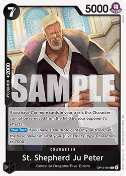 St. Shepherd Ju Peter (OP13-084) (V.1) - Carrying on his Will (Rare) [OP13-084] - Cards Beyond