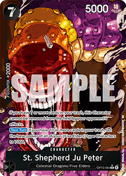 St. Shepherd Ju Peter (OP13-084) (V.2) - Carrying on his Will (Alternate Art) [OP13-084] - Cards Beyond