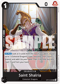 Saint Shalria (OP13-086) - Carrying on his Will (Uncommon) [OP13-086] - Cards Beyond
