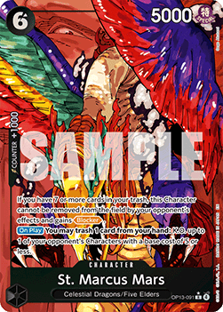 St. Marcus Mars (OP13-091) (V.2) - Carrying on his Will (Alternate Art) [OP13-091] - Cards Beyond