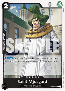 Saint Mjosgard (OP13-092) - Carrying on his Will (Common) [OP13-092] - Cards Beyond