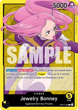Jewelry Bonney (OP13-100) (V.1) - Carrying on his Will (Leader) [OP13-100] - Cards Beyond