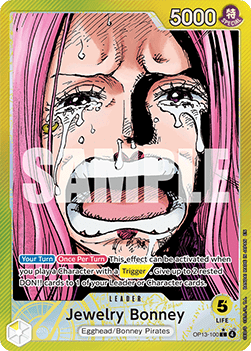 Jewelry Bonney (OP13-100) (V.2) - Carrying on his Will (Alternate Art) [OP13-100] - Cards Beyond