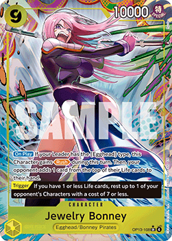 Jewelry Bonney (OP13-108) (V.2) - Carrying on his Will (Alternate Art) [OP13-108] - Cards Beyond