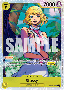 Stussy (OP13-110) (V.1) - Carrying on his Will (Super Rare) [OP13-110] - Cards Beyond