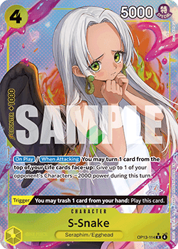 S-Snake (OP13-114) (V.2) - Carrying on his Will (Alternate Art) [OP13-114] - Cards Beyond