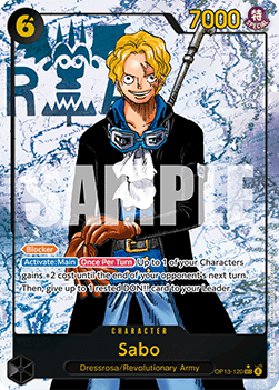 Sabo (OP13-120) (V.2) - Carrying on his Will (Alternate Art) [OP13-120] - Cards Beyond