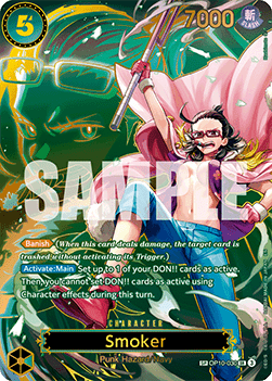 Smoker (OP10-030) - Carrying on his Will (Special Rare) [OP13-OP10-030] - Cards Beyond