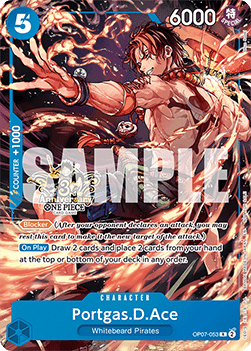 Portgas.D.Ace (OP07-053) (V.4) - Unnumbered Promos (Rare) [UP-OP07-053] - Cards Beyond