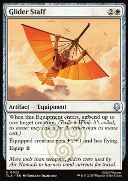 Glider Staff - Avatar: The Last Airbender (Uncommon) [TLA-22] - Cards Beyond