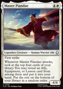 Master Piandao - Avatar: The Last Airbender (Uncommon) [TLA-28] - Cards Beyond