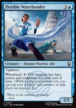 Flexible Waterbender - Avatar: The Last Airbender (Common) [TLA-50] - Cards Beyond