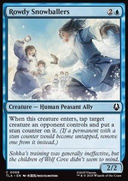 Rowdy Snowballers - Avatar: The Last Airbender (Common) [TLA-68] - Cards Beyond