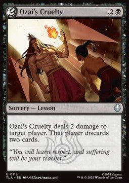Ozai's Cruelty - Avatar: The Last Airbender (Uncommon) [TLA-113] - Cards Beyond