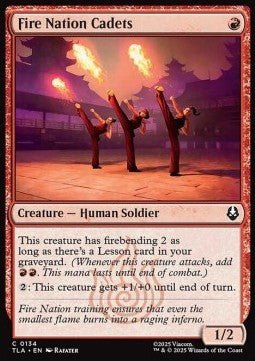 Fire Nation Cadets - Avatar: The Last Airbender (Common) [TLA-134] - Cards Beyond