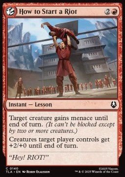 How to Start a Riot - Avatar: The Last Airbender (Common) [TLA-140] - Cards Beyond
