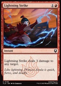 Lightning Strike - Avatar: The Last Airbender (Common) [TLA-146] - Cards Beyond