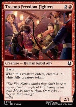 Treetop Freedom Fighters - Avatar: The Last Airbender (Common) [TLA-156] - Cards Beyond