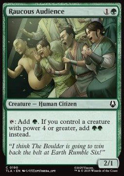 Raucous Audience - Avatar: The Last Airbender (Common) [TLA-190] - Cards Beyond