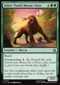 Saber-Tooth Moose-Lion - Avatar: The Last Airbender (Common) [TLA-194] - Cards Beyond
