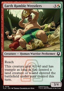 Earth Rumble Wrestlers - Avatar: The Last Airbender (Common) [TLA-218] - Cards Beyond