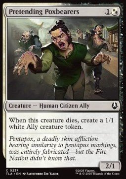 Pretending Poxbearers - Avatar: The Last Airbender (Common) [TLA-237] - Cards Beyond