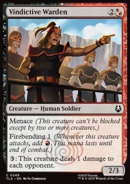 Vindictive Warden - Avatar: The Last Airbender (Common) [TLA-249] - Cards Beyond