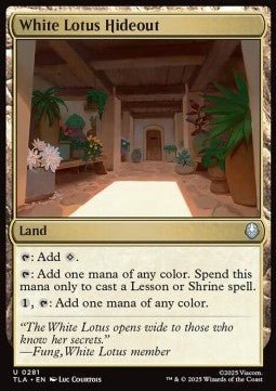 White Lotus Hideout - Avatar: The Last Airbender (Uncommon) [TLA-281] - Cards Beyond