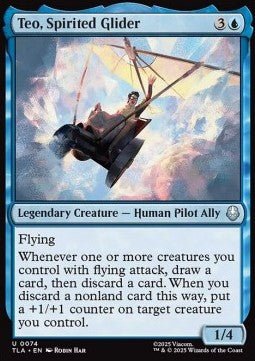 Teo, Spirited Glider - Avatar: The Last Airbender (Uncommon) [TLA-74] - Cards Beyond