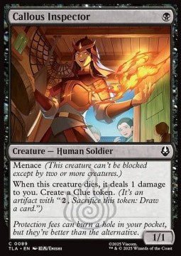 Callous Inspector - Avatar: The Last Airbender (Common) [TLA-89] - Cards Beyond