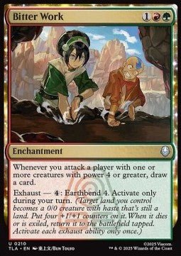 Bitter Work - Avatar: The Last Airbender (Uncommon) [TLA-210] - Cards Beyond