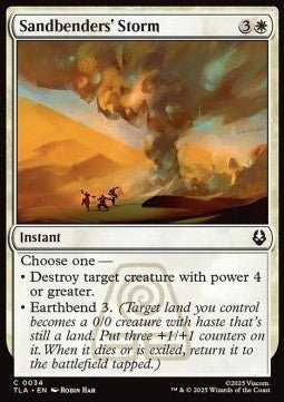 Sandbenders' Storm - Avatar: The Last Airbender (Common) [TLA-34] - Cards Beyond