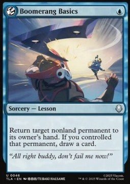 Boomerang Basics - Avatar: The Last Airbender (Uncommon) [TLA-46] - Cards Beyond