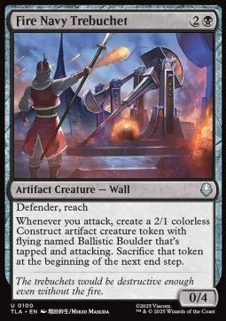 Fire Navy Trebuchet - Avatar: The Last Airbender (Uncommon) [TLA-100] - Cards Beyond