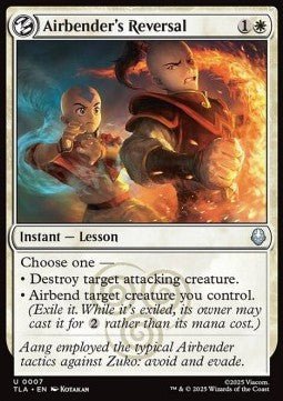 Airbender's Reversal - Avatar: The Last Airbender (Uncommon) [TLA-7] - Cards Beyond