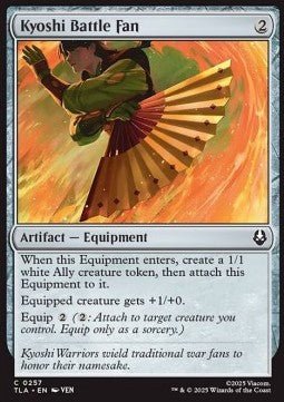 Kyoshi Battle Fan - Avatar: The Last Airbender (Common) [TLA-257] - Cards Beyond