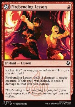 Firebending Lesson - Avatar: The Last Airbender (Common) [TLA-138] - Cards Beyond
