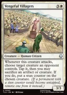 Vengeful Villagers - Avatar: The Last Airbender (Uncommon) [TLA-40] - Cards Beyond