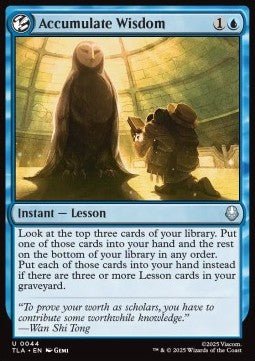 Accumulate Wisdom - Avatar: The Last Airbender (Uncommon) [TLA-44] - Cards Beyond