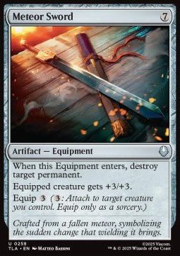 Meteor Sword - Avatar: The Last Airbender (Uncommon) [TLA-258] - Cards Beyond