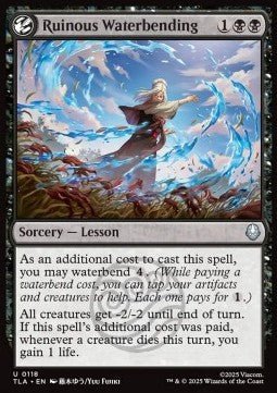 Ruinous Waterbending - Avatar: The Last Airbender (Uncommon) [TLA-118] - Cards Beyond