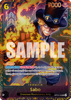 Sabo (OP13-120) (V.1) - Special Tournament Promos (Secret Rare) [STP-OP13-120] - Cards Beyond
