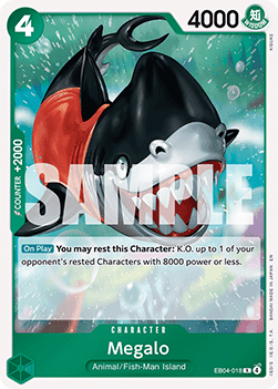 Megalo (EB04-018) (V.1) - The Azure Sea's Seven (Rare) [OP14-EB04-018] - Cards Beyond