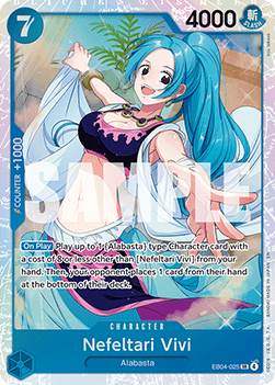Nefeltari Vivi (EB04-025) (V.1) - The Azure Sea's Seven (Super Rare) [OP14-EB04-025] - Cards Beyond