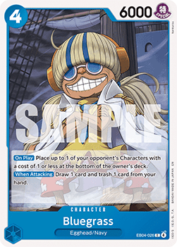 Bluegrass (EB04-026) - The Azure Sea's Seven (Common) [OP14-EB04-026] - Cards Beyond